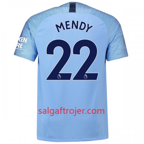 Manchester City Fodboldtrøjer Mendy 22 Hjemmebanesæt 2018/19 Kort ærmer Manchester City Fodboldtrøjer Mendy 22 Hjemmebanesæt 2018/19 Kort ærmer
